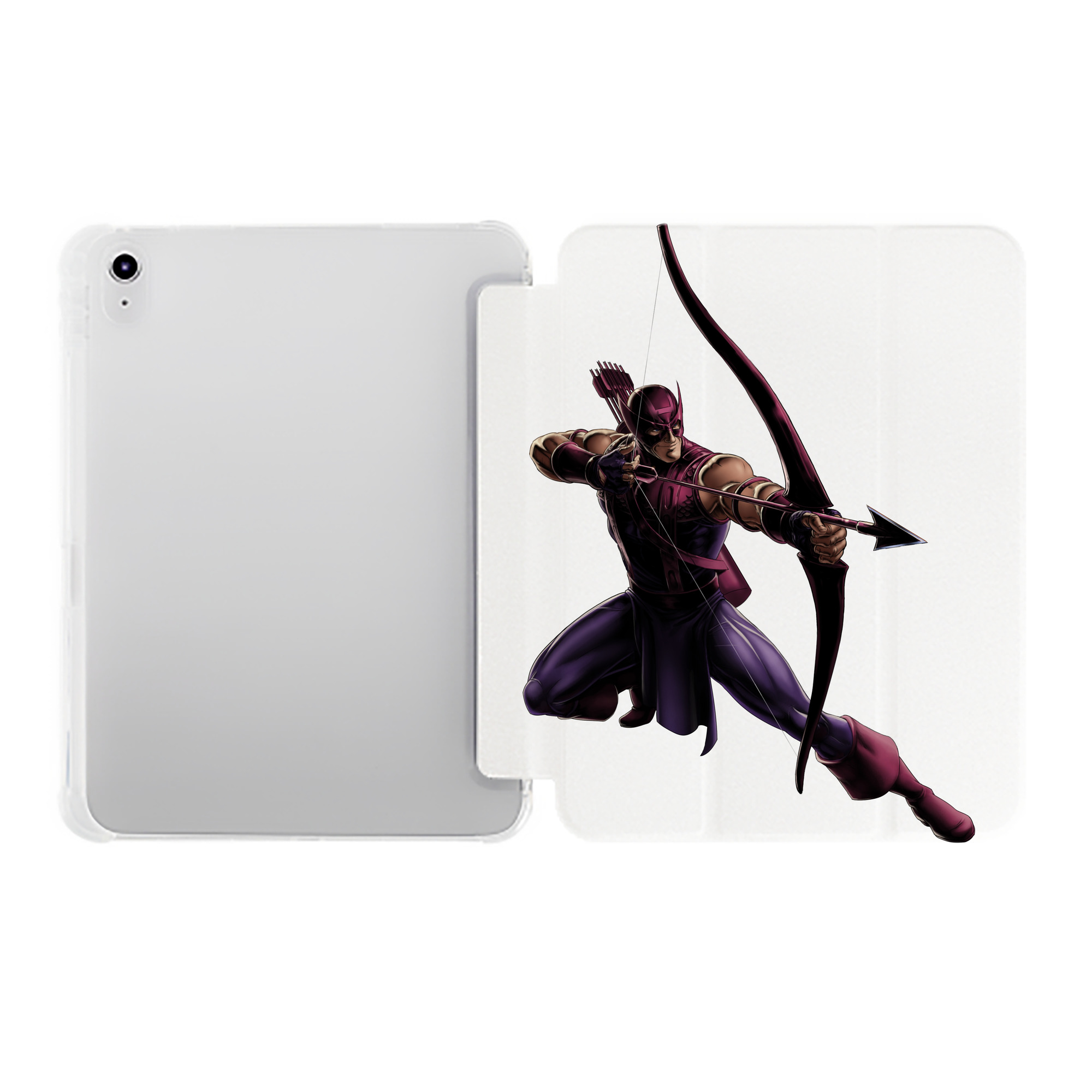 （画像用） アベンジャーズ The Avengers IPad ケース ペン収納付き 三つ折りスタンド PUレザー×シリコン 対応機種9.5/10.5/10.9インチ